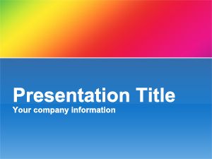 Colorful Background PowerPoint Slide