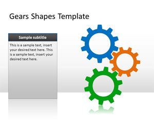 Gears PowerPoint Shapes Template