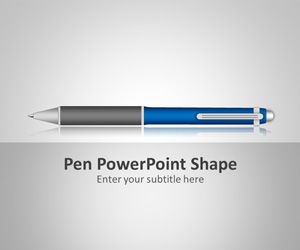 Pen PowerPoint Shape