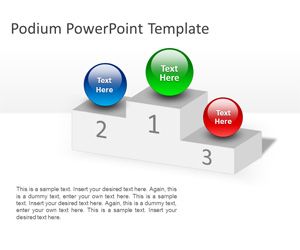 Podium PowerPoint Template