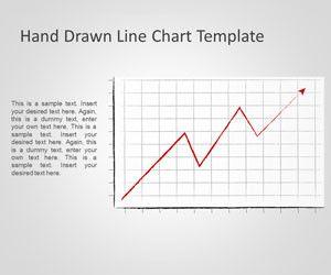 Hand Drawn Line Chart Template for PowerPoint