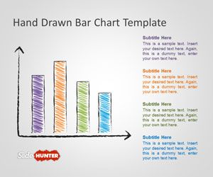 Hand Drawn Bar Chart Template for PowerPoint