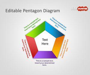 Editable Pentagon Diagram for PowerPoint