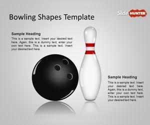 Bowling Shapes Template for PowerPoint