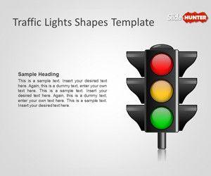 Traffic Lights Shapes Template