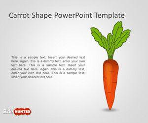 Carrot Shape PowerPoint Template