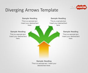 Diverging Arrows PowerPoint Template