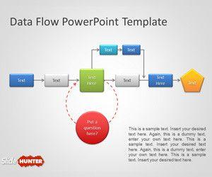 Plantilla de Diagram de Flujo para PowerPoint