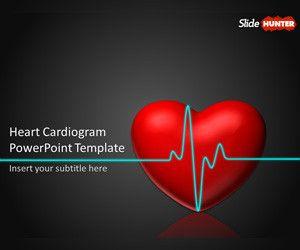 Heart Cardiogram Animated PowerPoint Template