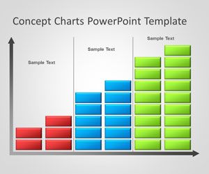 Creative Bar Chart PowerPoint Template