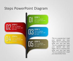 Steps PowerPoint Diagram