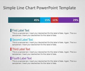 Simple Line Chart PowerPoint Template