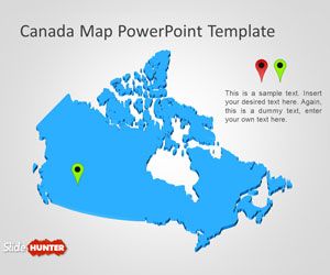 Canada Map PowerPoint Template