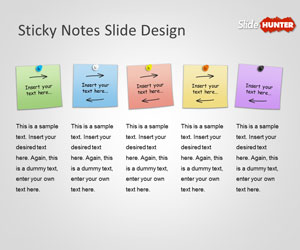 Free Sticky Notes Powerpoint Template Free Powerpoint Templates Slidehunter Com