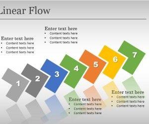 Linear Flow Template for PowerPoint