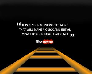 Mission Statement Slide Template for PowerPoint