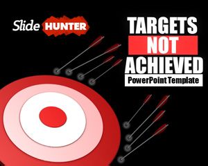 Targets Not Achieved PowerPoint Template