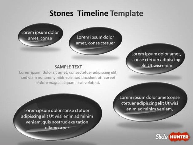 Timeline Template for PowerPoint with Quarters