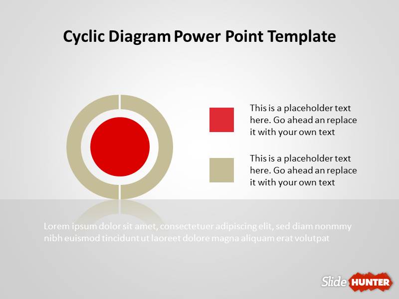 Cyclic Diagram Template for PowerPoint