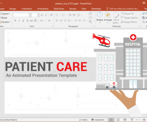Animated Patient Care PowerPoint Template