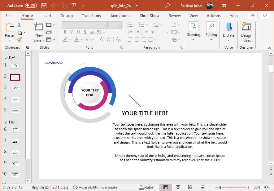 Animated circular diagrams for PowerPoint