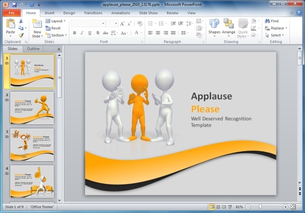 Applause PowerPoint Template