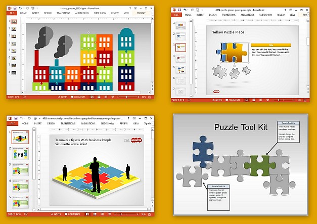 Best jigsaw puzzle PowerPoint templates