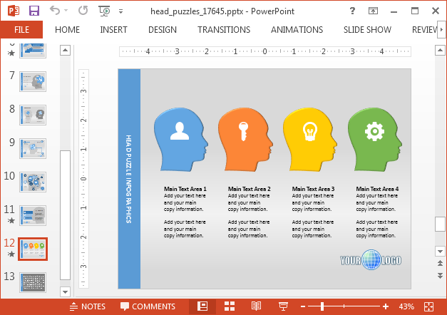 Comparison slide for PowerPoint 2016