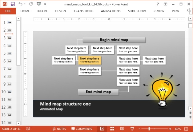 Concept map for PowerPoint