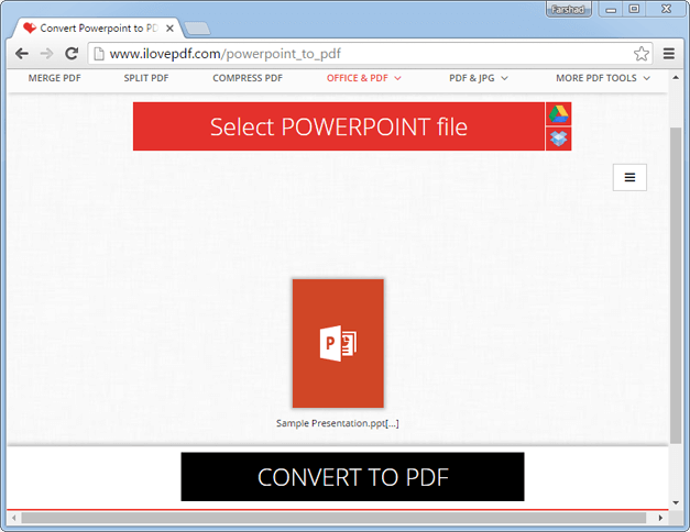 Convert PDF files online