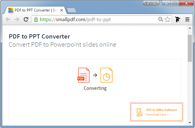 Convert PDF to PowerPoint