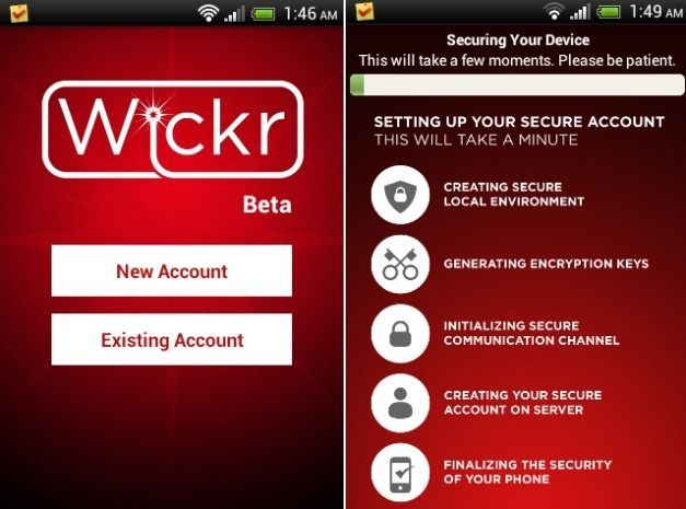Create Wickr Account