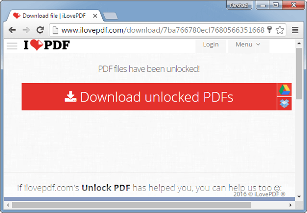 Download unlocked PDF file