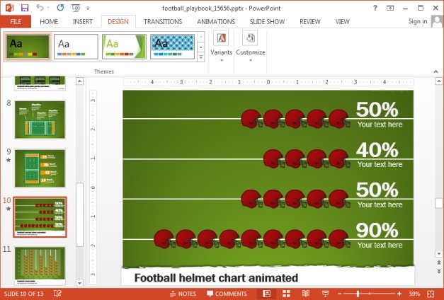 Football chart