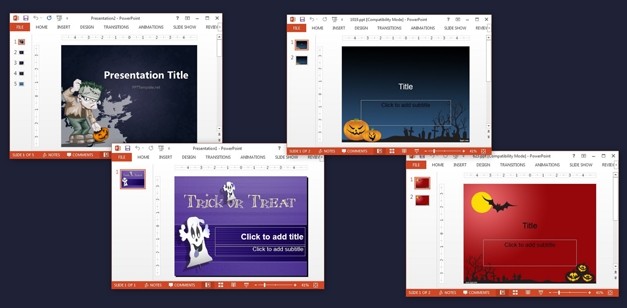 Free Halloween PowerPoint templates