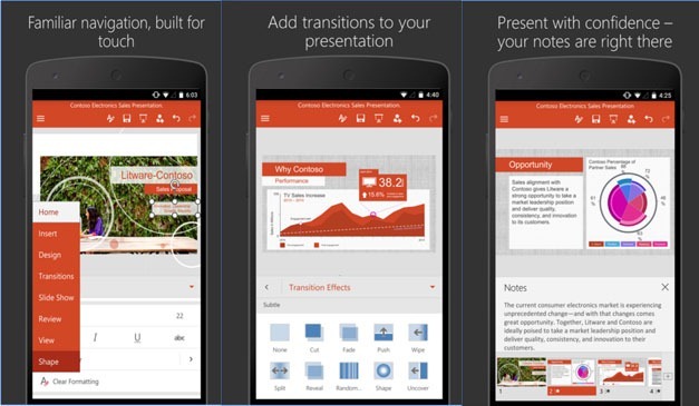 Free PowerPoint app for Android