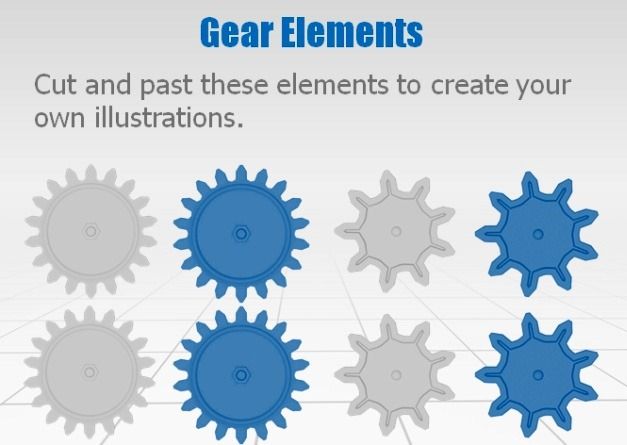 Animated Gears Template For PowerPoint