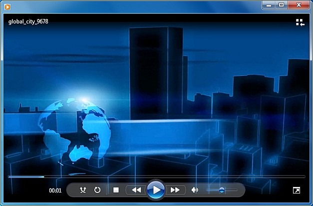 Global city video animation for PowerPoint