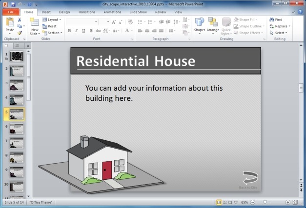 House Slide For Presentations
