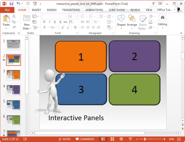Interactive PowerPoint Template