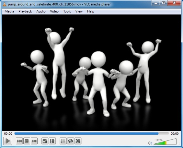 Jump Around And Celebrate Video Animation