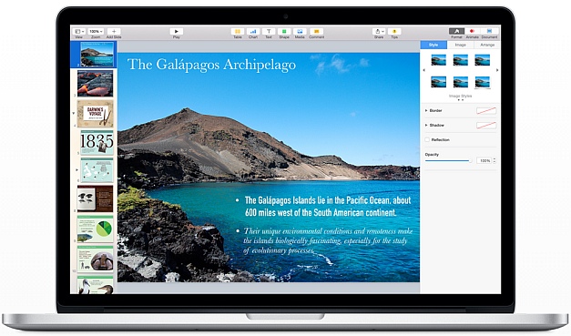 Keynote for Mac OS X