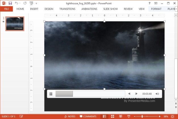 Lighthouse  PowerPoint template