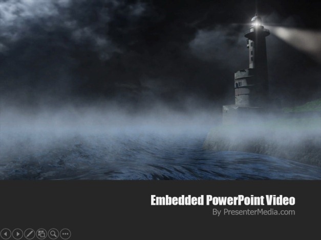 Lighthouse video background template