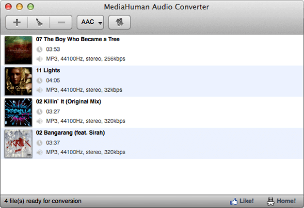 MediaHuman audio converter