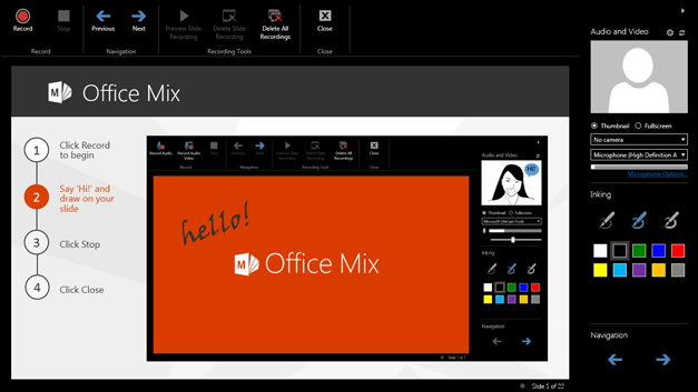Office Mix for PowerPoint