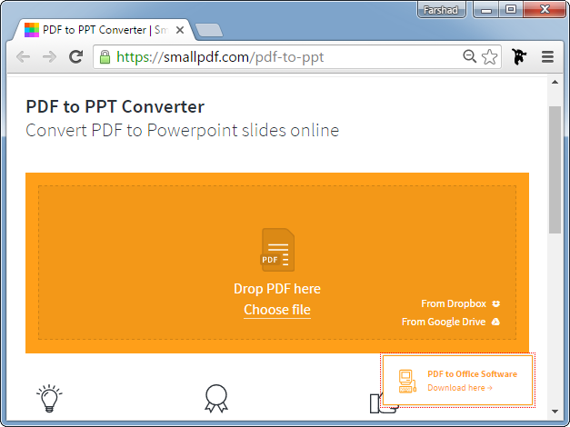 PDf to PowerPoint converter