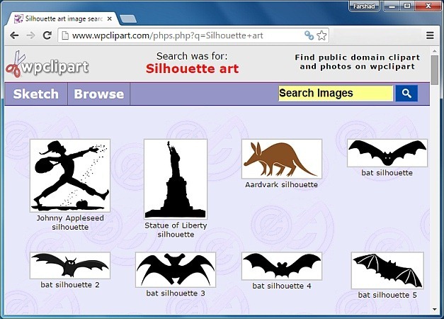 Silhouette art at WPClipart