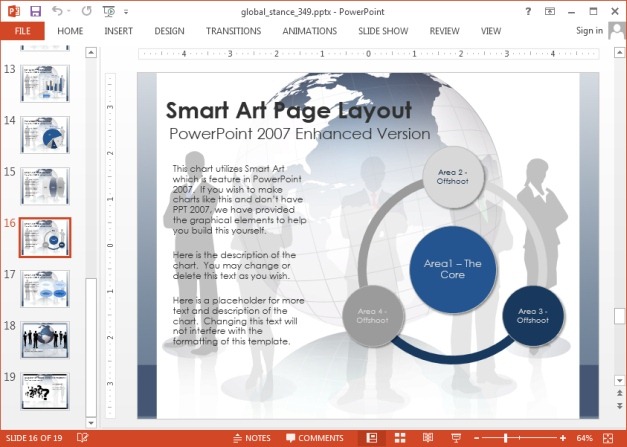 SmartArt slide in PowerPoint