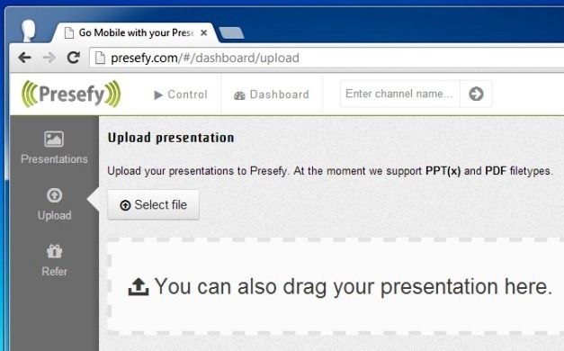 Upload Presentation